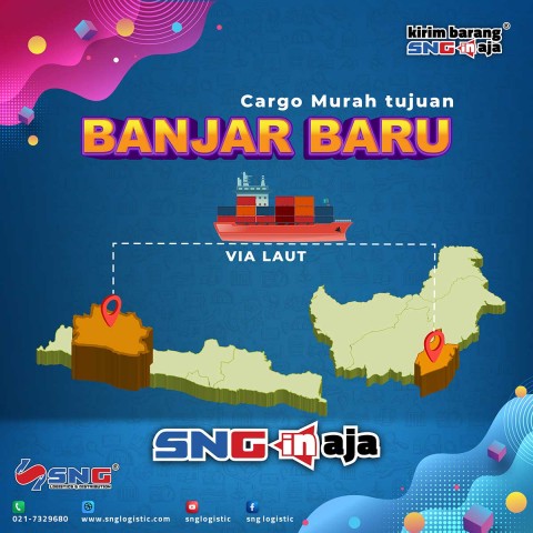 Cargo Murah tujuan Banjarbaru via Laut