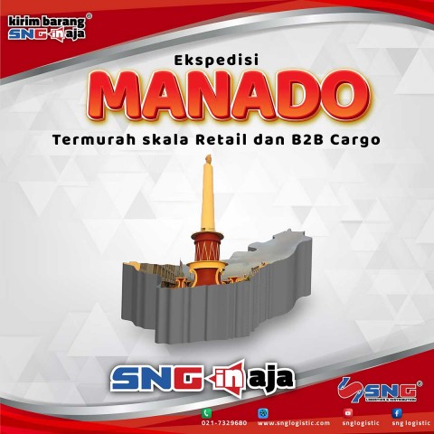 Ekspedisi Jakarta Manado Termurah Skala Retail dan B2B Cargo
