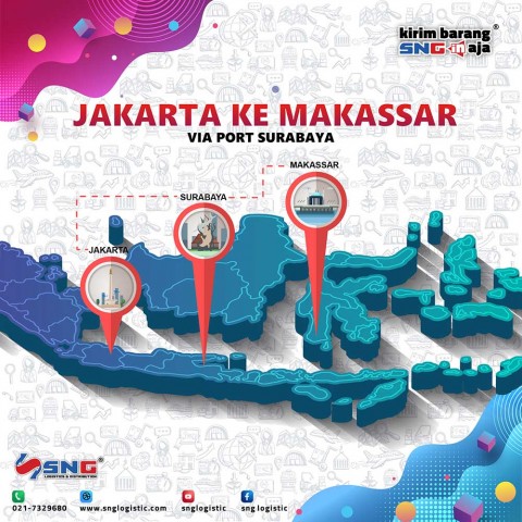 Rute Pengiriman Jakarta ke Makassar Melalui Port Surabaya