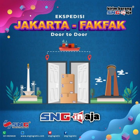 Ekspedisi Jakarta Fakfak Door to Door