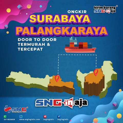 Ongkir Surabaya Palangkaraya Door to Door Termurah dan Cepat