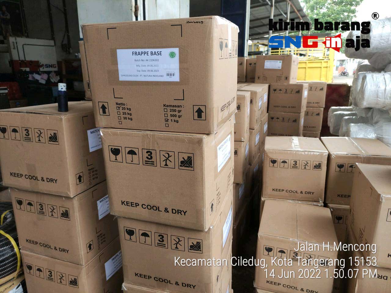 Kirim Bahan Pangan Distribusi Stock Gudang Cafe dan Resto